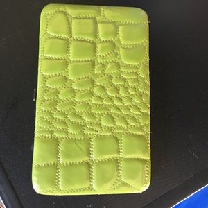 kristine Bags - KRISTINE lime green snap hard wallet kristine Bags - KRISTINE lime green snap hard wallet